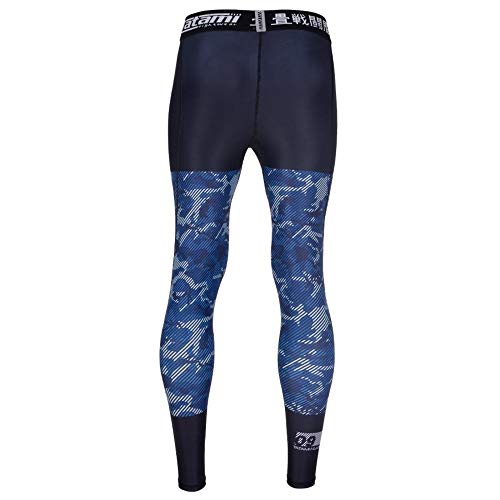 Tatami Fightwear Essential Compression Spats Blue Men's -XL Pantalones de Compresión Hombre BJJ MMA Artes Marciales Grappling Capa Base De Compresión