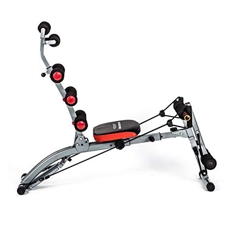 TechFit AB2000 Entrenador Total Multi Crunch, Revolucionario Core Cruncher 6 en 1, Ideal para Tonificar y Entrenar los Músculos del Abdomen, Cintura, Espalda, Hombros y Piernas