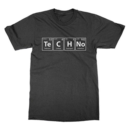 Techno Music Elements - Camiseta - Negro - Medium