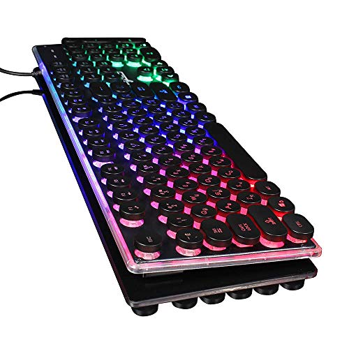 Teclado Teclado Ordinaria del ratón del ordenador teclado teclado for juegos de Rusia juego Raid teclado con cable del ratón del teclado ajustado diseño ultra-delgado teclado inalámbrico ligero ultra-