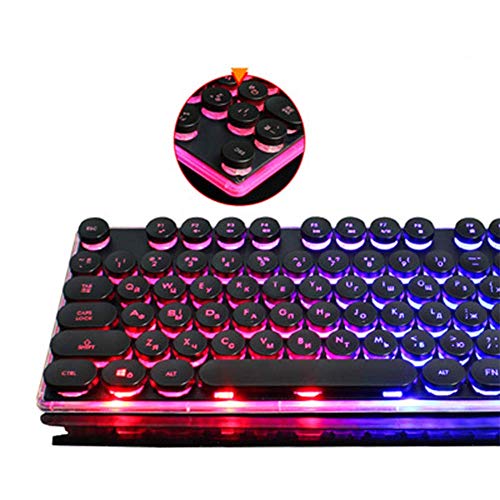 Teclado Teclado Ordinaria del ratón del ordenador teclado teclado for juegos de Rusia juego Raid teclado con cable del ratón del teclado ajustado diseño ultra-delgado teclado inalámbrico ligero ultra-