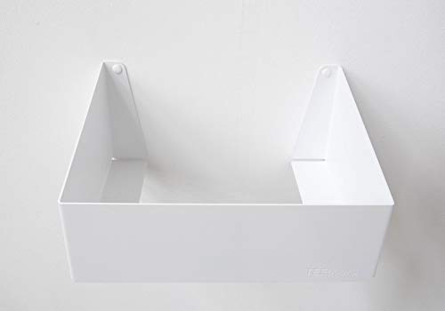Teebooks Almacenaje para vinilos, Acero , Blanco 15 x 25 x 32 cm