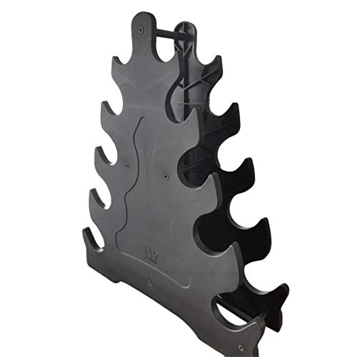 terferein Soporte para Estante con Mancuernas, Multifuncional 3/5 Capas Compacto, Resistente, Resistente al Desgaste Soporte para Mancuernas para Uso doméstico, Resistente, antidesgaste y Duradero