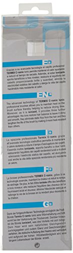 Termix C·Ramic Cepillo de pelo redondo Ø60 transparente-Con tecnología cerámica que aporta un brillo extra al cabello y evita el encrespamiento.