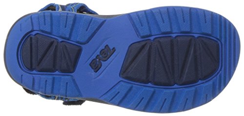 Teva Hurricane Xlt2, Sandalias de Punta Descubierta para Niños, Azul (Delmar Blue Dlb), 19 EU