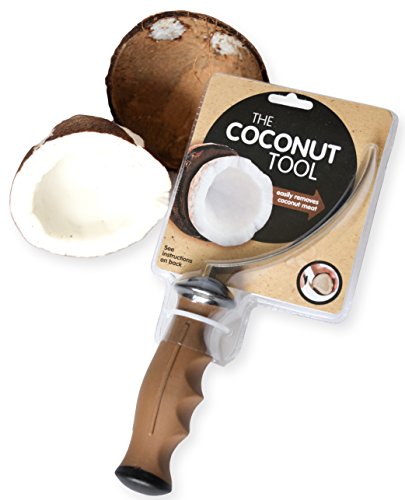 The Coconut Tool 30908 - Cuchillo para eliminar carne de coco (acero inoxidable)