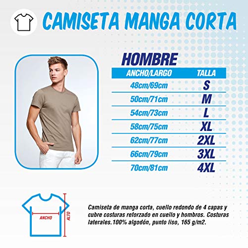 The Fan Tee Camiseta de Hombre Crossfit Deporte Gimnasio Gym Pesas 015 L