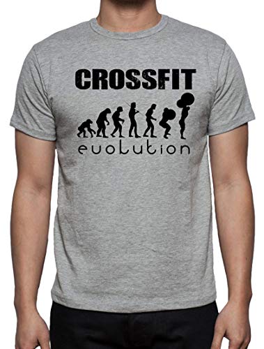 The Fan Tee Camiseta de Hombre Crossfit Deporte Gimnasio Gym Pesas 015 XL