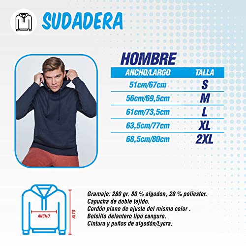 The Fan Tee Sudadera de Hombre Crossfit Deporte Gimnasio Gym Pesas 015 L