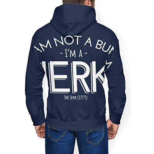 The Jerk Opening Lines - Sudadera con capucha para hombre Negro Negro ( XL