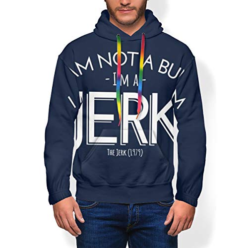 The Jerk Opening Lines - Sudadera con capucha para hombre Negro Negro ( XL