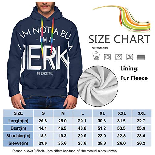 The Jerk Opening Lines - Sudadera con capucha para hombre Negro Negro ( XL