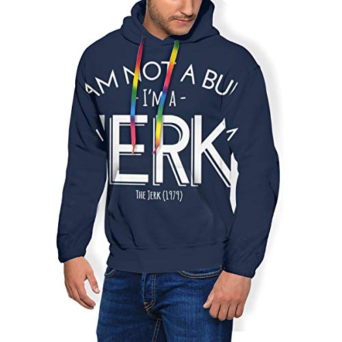 The Jerk Opening Lines - Sudadera con capucha para hombre Negro Negro ( XL