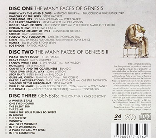 The Many Faces Of Genesis   3cd