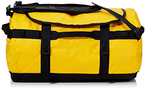 The North Face Base Camp Duffel Bolsa de deporte, Unisex Adulto, Dorado (Summit Gold/TNF Black), S