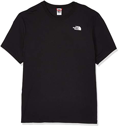 The North Face LOGOWEAR Camiseta Red Box para hombre, Hombre, Negro (Tnf Black), XXL