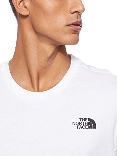 The North Face T92TX5 Camiseta De Manga Corta Simple Dome, Hombre, Blanco (TNF White), L