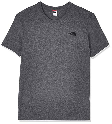 The North Face T92TX5 Camiseta De Manga Corta Simple Dome, Hombre, Multicolor (Tnfmdgyhtr (Std)), M