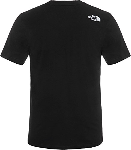 The North Face T92TX5 Camiseta De Manga Corta Simple Dome, Hombre, Negro (TNF Black), M