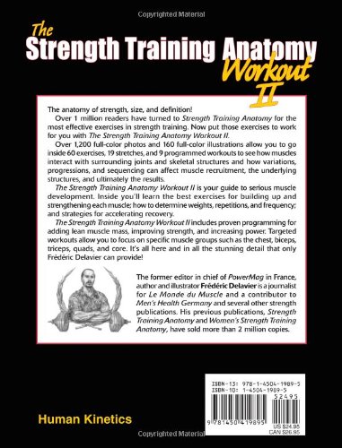 The Strength Training Anatomy Workout II: Building Strength and Power with Free Weights and Machines: 2