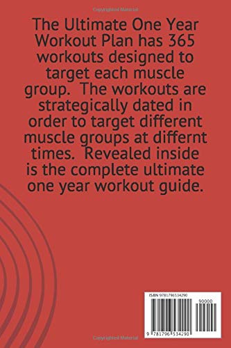 The Ultimate One Year Workout Plan: 365 workouts for every muscle group in your body