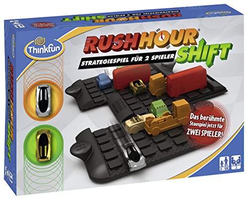 ThinkFun- Nein Rush Hour Shift-Juego de Mesa, Color Teal/Turquoise Green (Ravensburger Spieleverlag 76306)