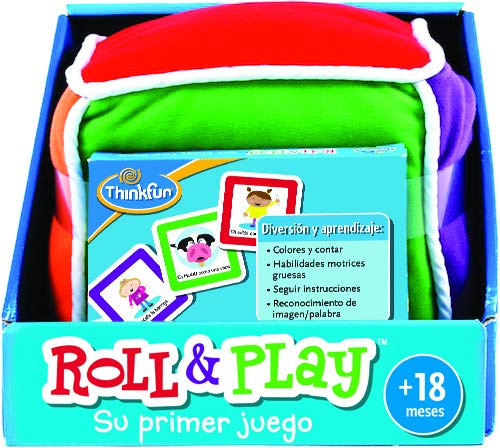 ThinkFun Roll & Play, Juego educativo para bebes, Edad recomendada a partir de 18 meses (Ravensburger 76322)