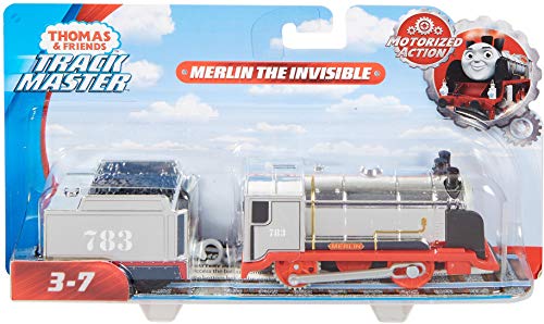 Thomas and Friends Tren de Juguete de la Locomotora Merlin the Invisible, Juguetes Niños 3 Años (Mattel FJK58)