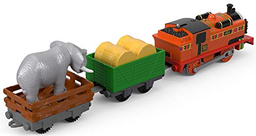 Thomas & Friends - Locomotora Nia y Elefante, Juguetes Niños +3 Años (Mattel FJK56)