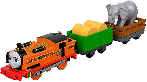 Thomas & Friends - Locomotora Nia y Elefante, Juguetes Niños +3 Años (Mattel FJK56)