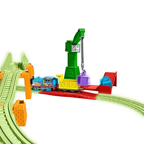 Thomas & Friends Trackmaster Hyper Glow - Set de Juego para Reparto Nocturno