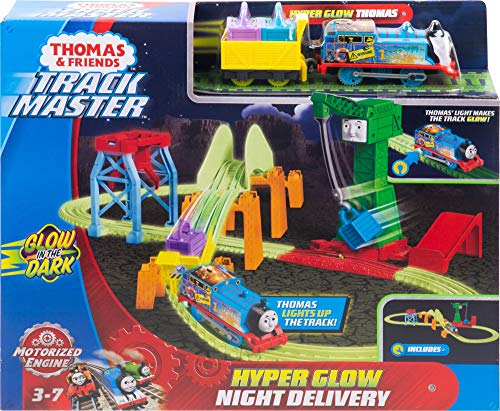 Thomas & Friends Trackmaster Hyper Glow - Set de Juego para Reparto Nocturno
