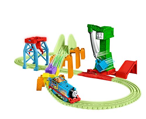 Thomas & Friends Trackmaster Hyper Glow - Set de Juego para Reparto Nocturno