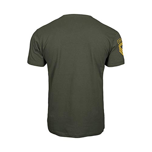 Thumbsdown Pulgares Down Krav Maga Desierto Camiseta Quiet Professionals. MMA. Gimnasio Entrenamiento. Marcial Artes Informal - Verde Militar, Medium