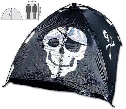 Tienda EasyTec 2 Personas, Jolly Roger Calavera Tienda