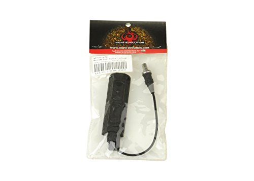 【Tienda oficial de element airsoft】Night-Evolution Tactical Double Remote Control (1Plug) para M300 / M600 / M951 Scout Light NE07014-BK