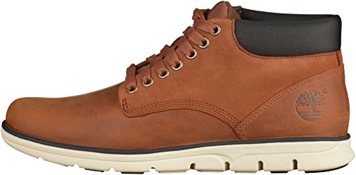 Timberland Bradstreet Leather Sensorflex, Botas Chukka para Hombre, Marrón MD Brown Full Grain, 42 EU