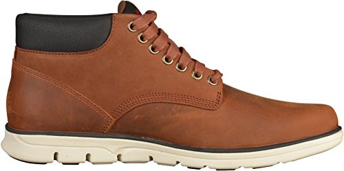 Timberland Bradstreet Leather Sensorflex, Botas Chukka para Hombre, Marrón MD Brown Full Grain, 42 EU