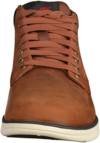 Timberland Bradstreet Leather Sensorflex, Botas Chukka para Hombre, Marrón MD Brown Full Grain, 42 EU