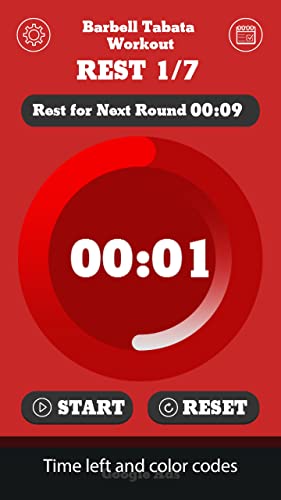 TimerFit: Temporizador para Tabata, CrossFit, boxeo, artes marciales y cualquier entrenamiento de intervalos