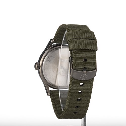 Timex Expédition Scout - Reloj análogico de cuarzo con correa de nailon para hombre, Verde (Verde/Negro)