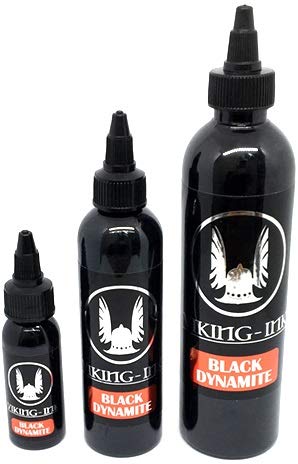 Tinta para tatuaje - BLACK DYNAMITE 1oz (30ml) - VIKING INK USA - Los mejores colores y negros en tintas para tatuaje del mercado - VEGANAS