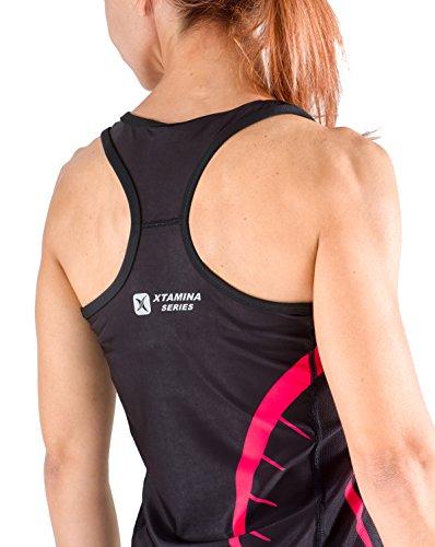 Titan Box Wear Core Pink Camiseta Sin Mangas, Mujer, Negro/Rosa, L