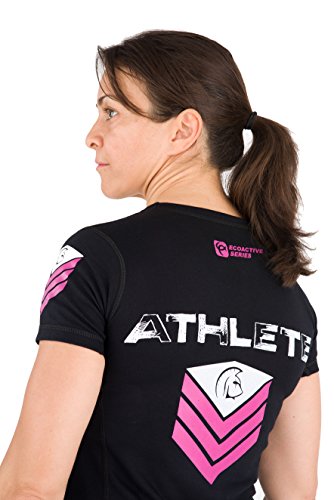 Titan Box Wear You Camiseta, Mujer, Negro/Rosa/Blanco, XL