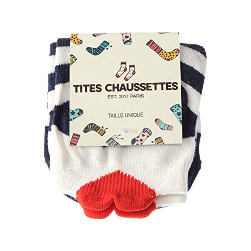 Tites chaussettes Calcetín bajo - 1 par - De rayas - Fine - Multicolore - Talla única