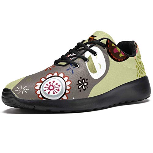 TIZORAX Zapatillas de correr para mujer Lindo Ruso Muñecas Moda Zapatillas de deporte Malla Transpirable Caminar Senderismo Tenis Zapatos, color Multicolor, talla 38.5 EU