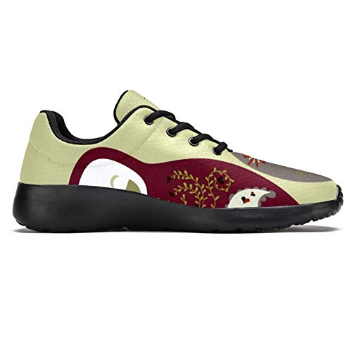 TIZORAX Zapatillas de correr para mujer Lindo Ruso Muñecas Moda Zapatillas de deporte Malla Transpirable Caminar Senderismo Tenis Zapatos, color Multicolor, talla 40 EU