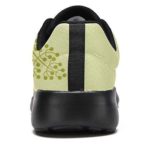 TIZORAX Zapatillas de correr para mujer Lindo Ruso Muñecas Moda Zapatillas de deporte Malla Transpirable Caminar Senderismo Tenis Zapatos, color Multicolor, talla 40 EU