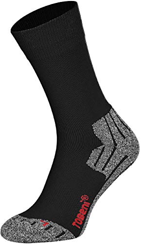 Tobeni 2 Pares de Deportes de Alta Tecnologia Calcetines Trekking Caminando Funcionales para Hombre Color Negro Tamano 47-50