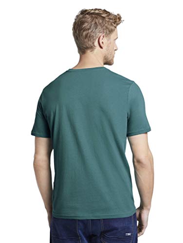 Tom Tailor Logo T-Shirt Camiseta, 21178, XL para Hombre